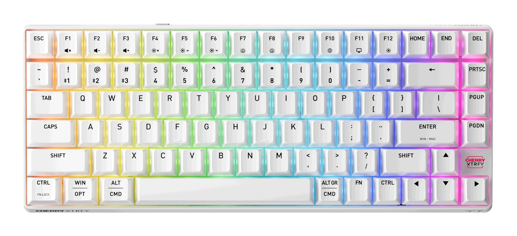 CHERRY XTRFY K33 Wireless Compact - Wit