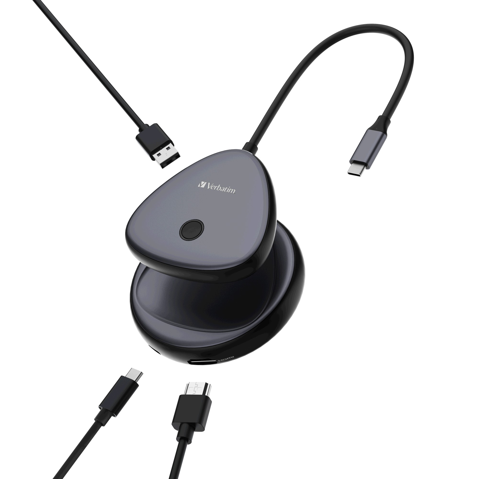 Verbatim Share My Screen, Draadloze Display Adapter + Hub