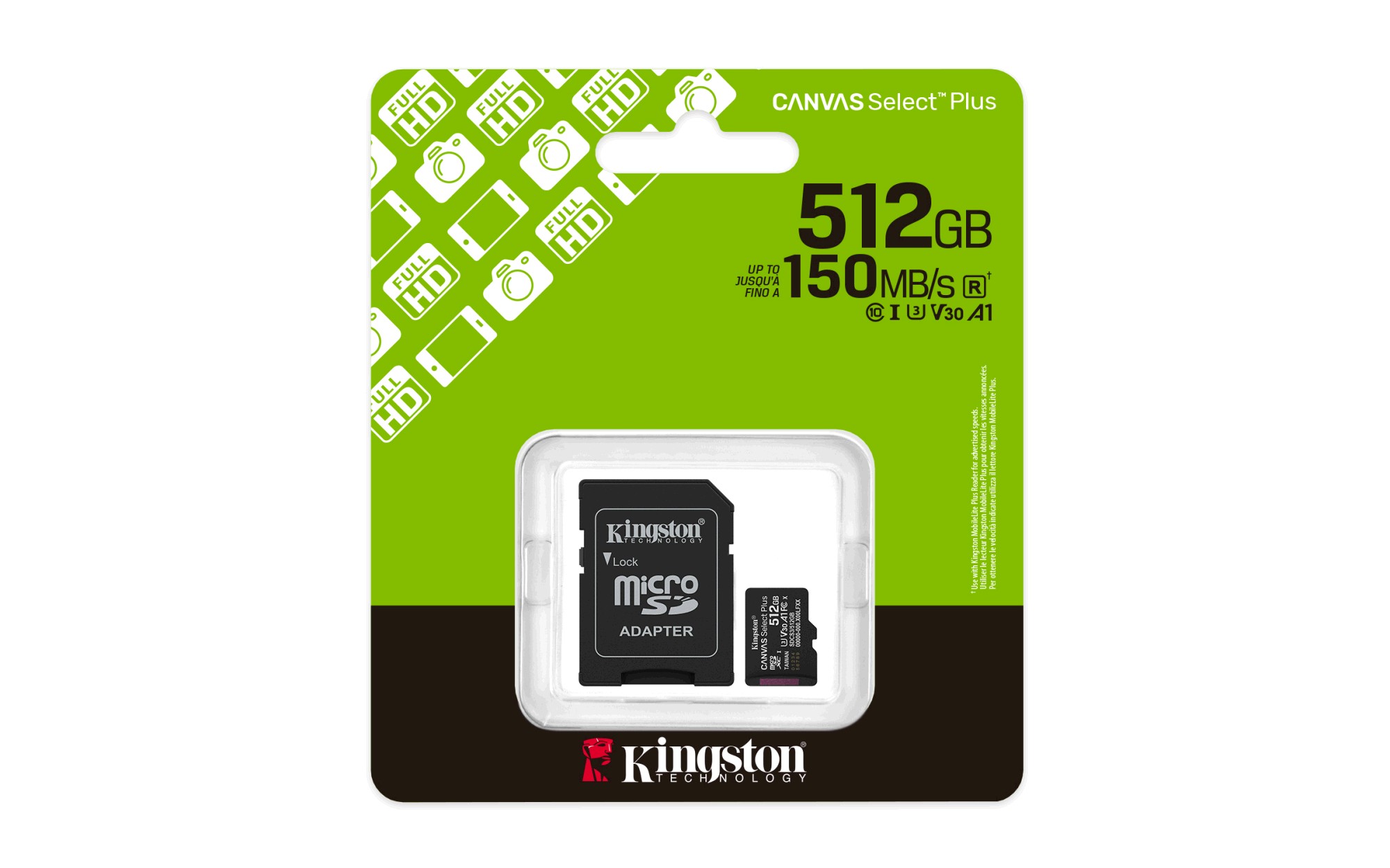 Kingston Canvas Select Plus 512GB (gen3)
