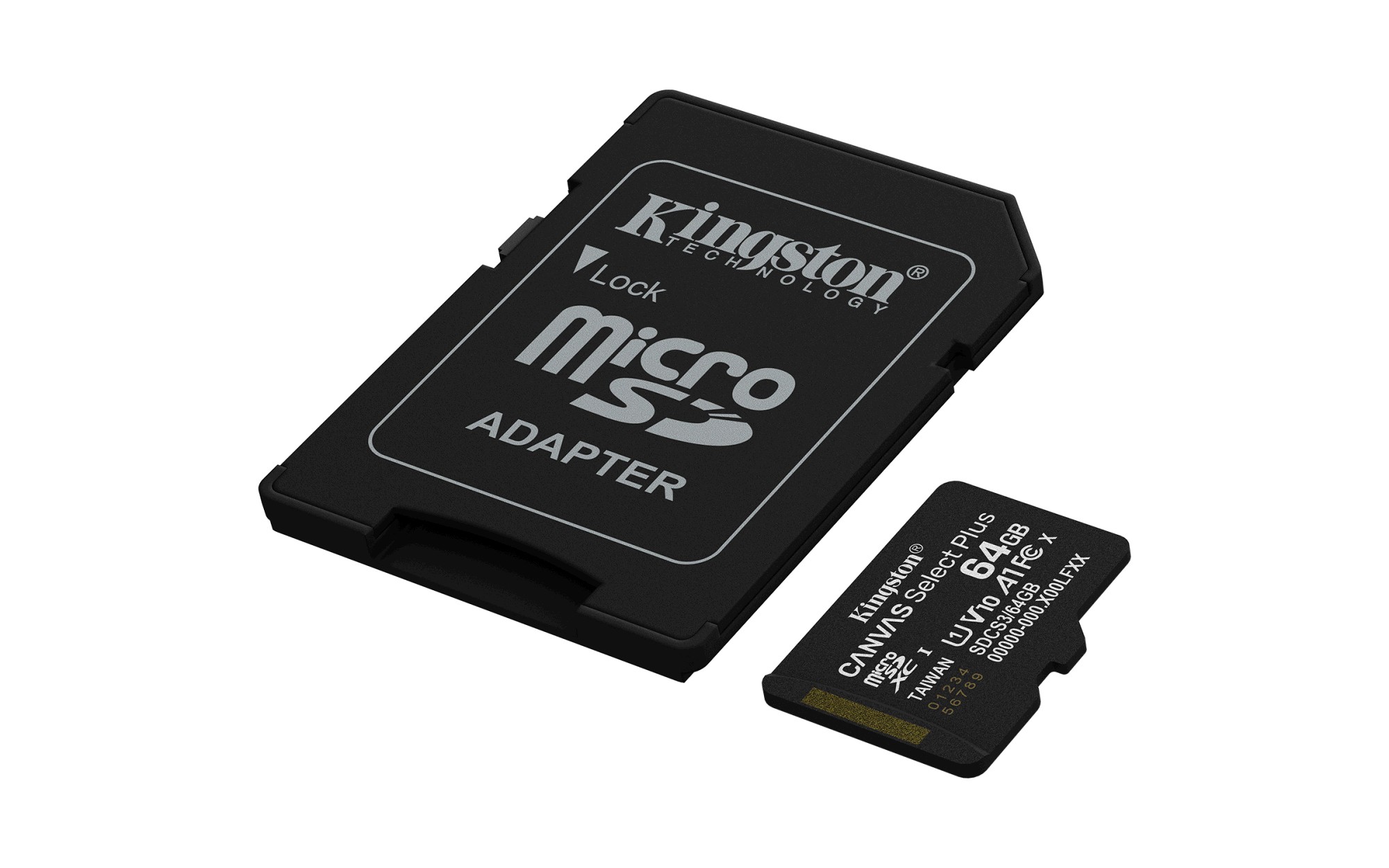 Kingston Flash Canvas Select Plus (3rd gen) 64GB, microSDHC, +Adapter