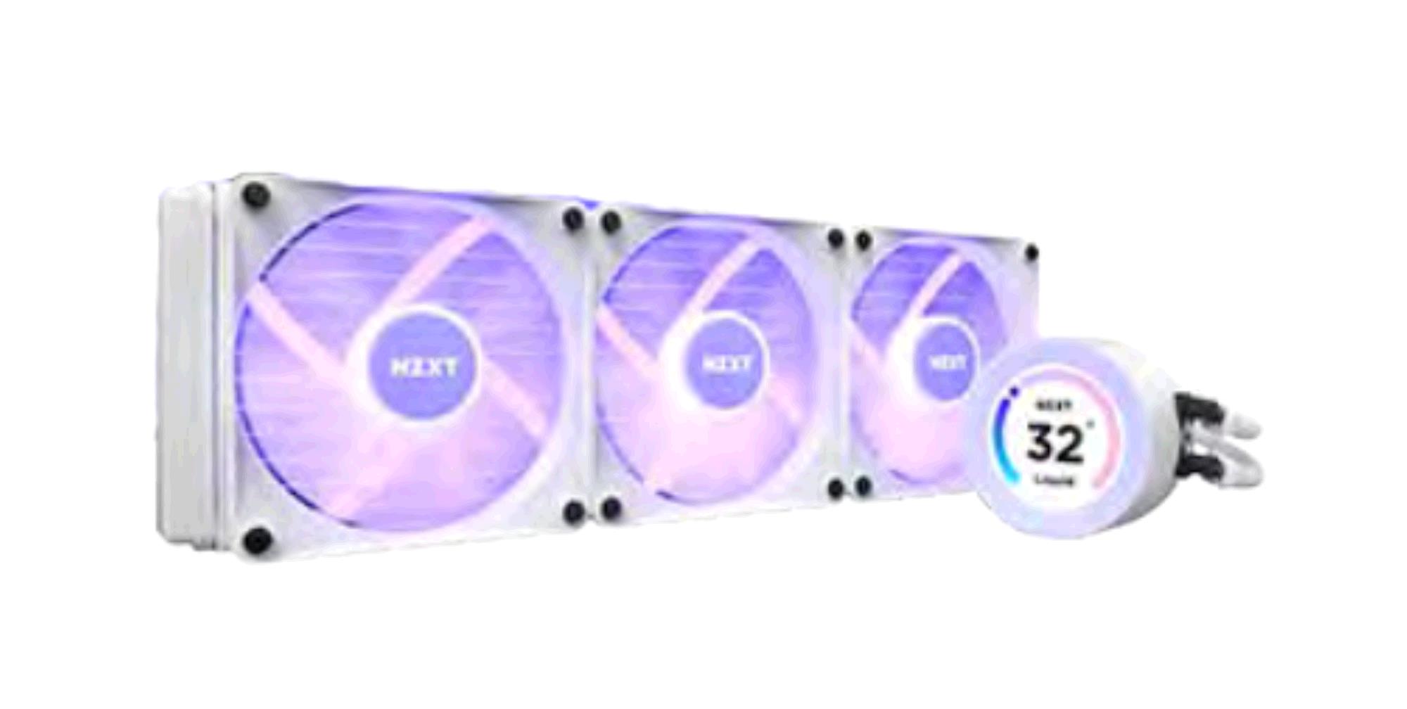 NZXT Waterkoeler Kraken 360 Elite, RGB, Wit