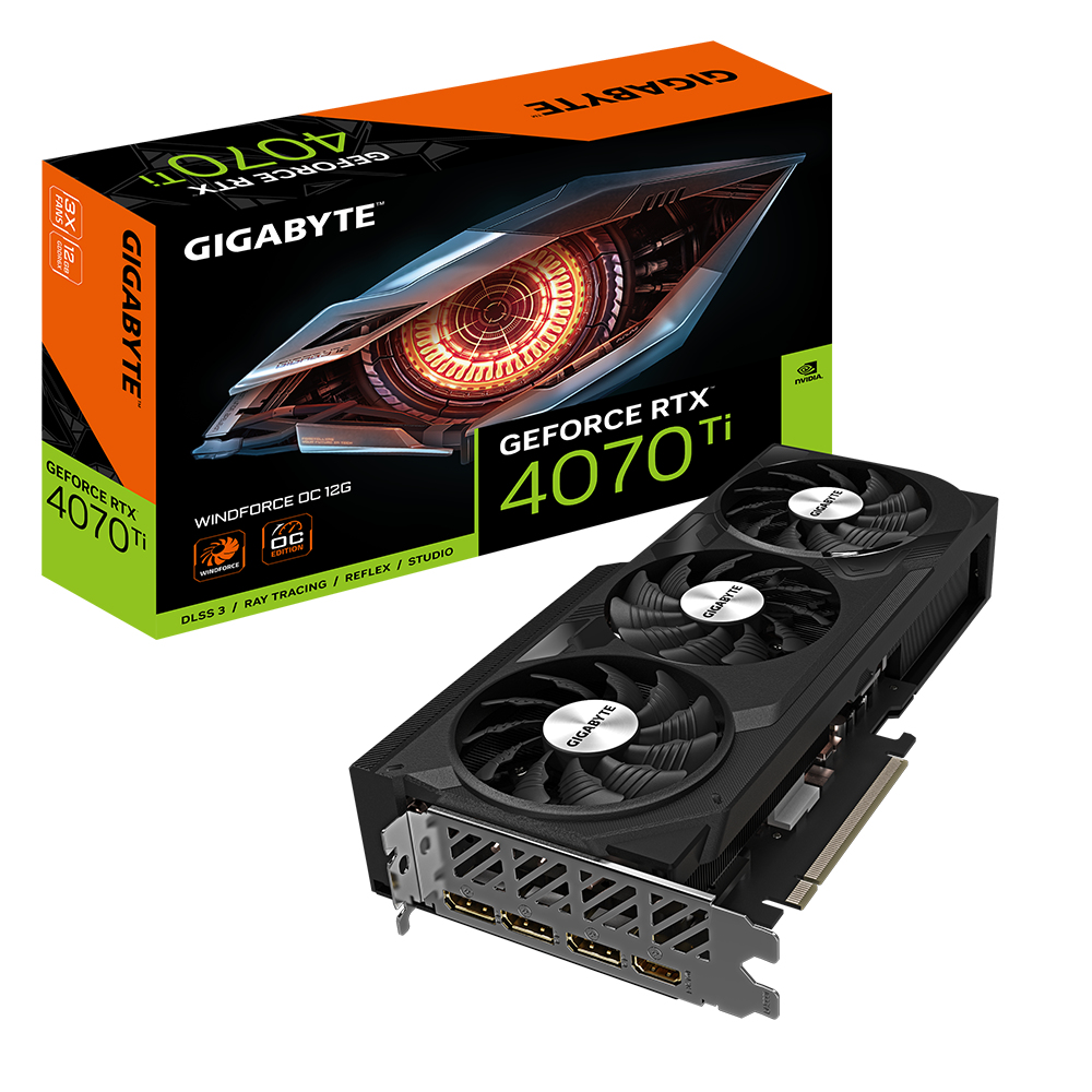 Gigabyte GPU GeForce RTX 4070Ti Windforce OC