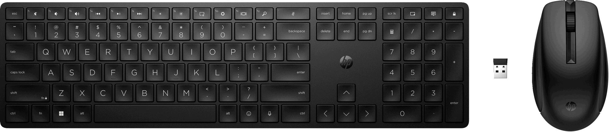 HP Toetsenbord & Muis Combo 655, Draadloos