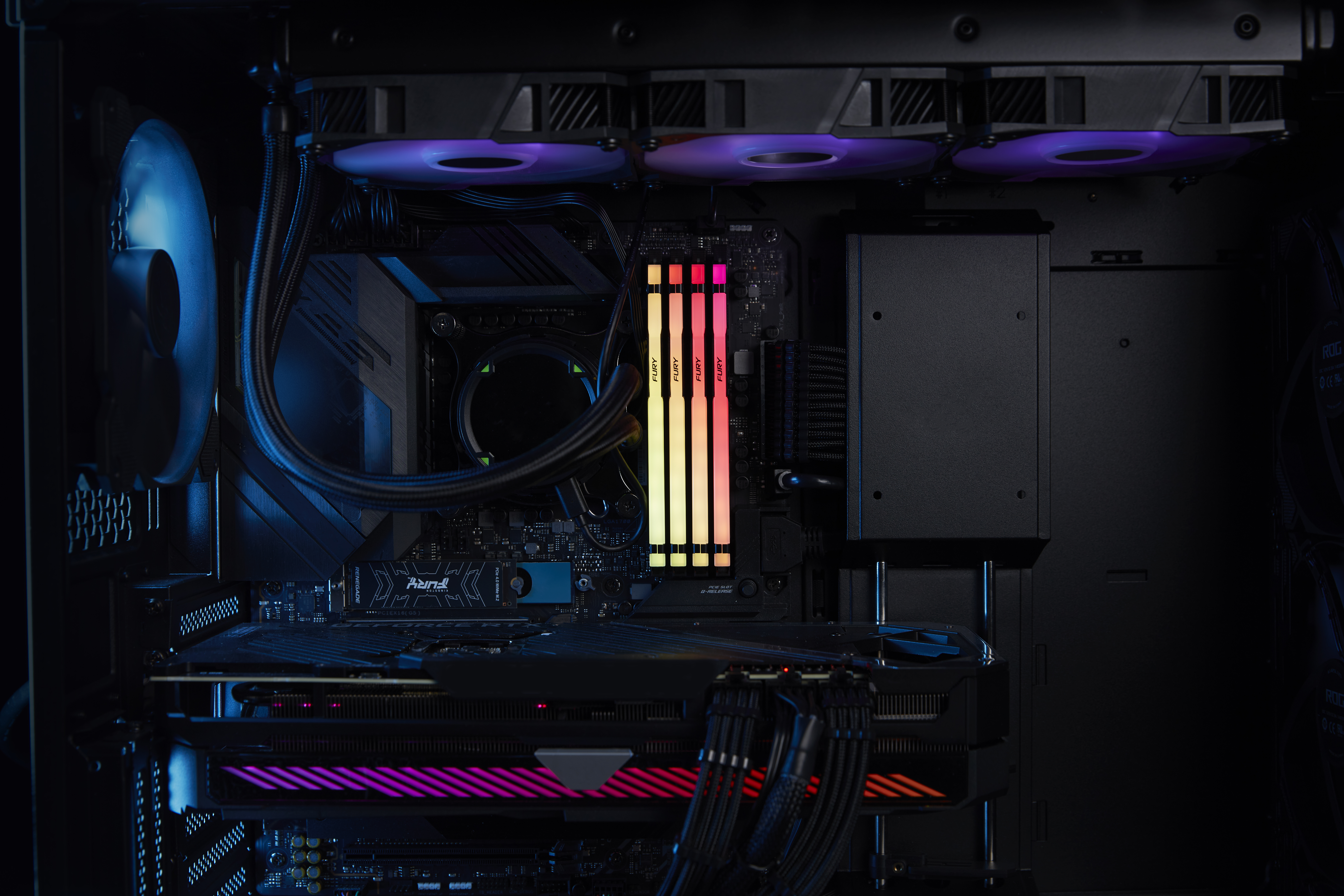 Kingston Fury Beast RGB KF556C40BBAK2-16 - 16GB Kit - DDR5 - 5600MHz