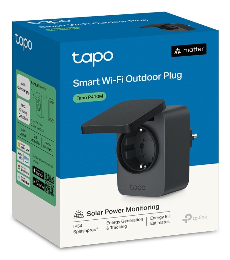 TP-Link Tapo P410M, Zwart (1-pack)