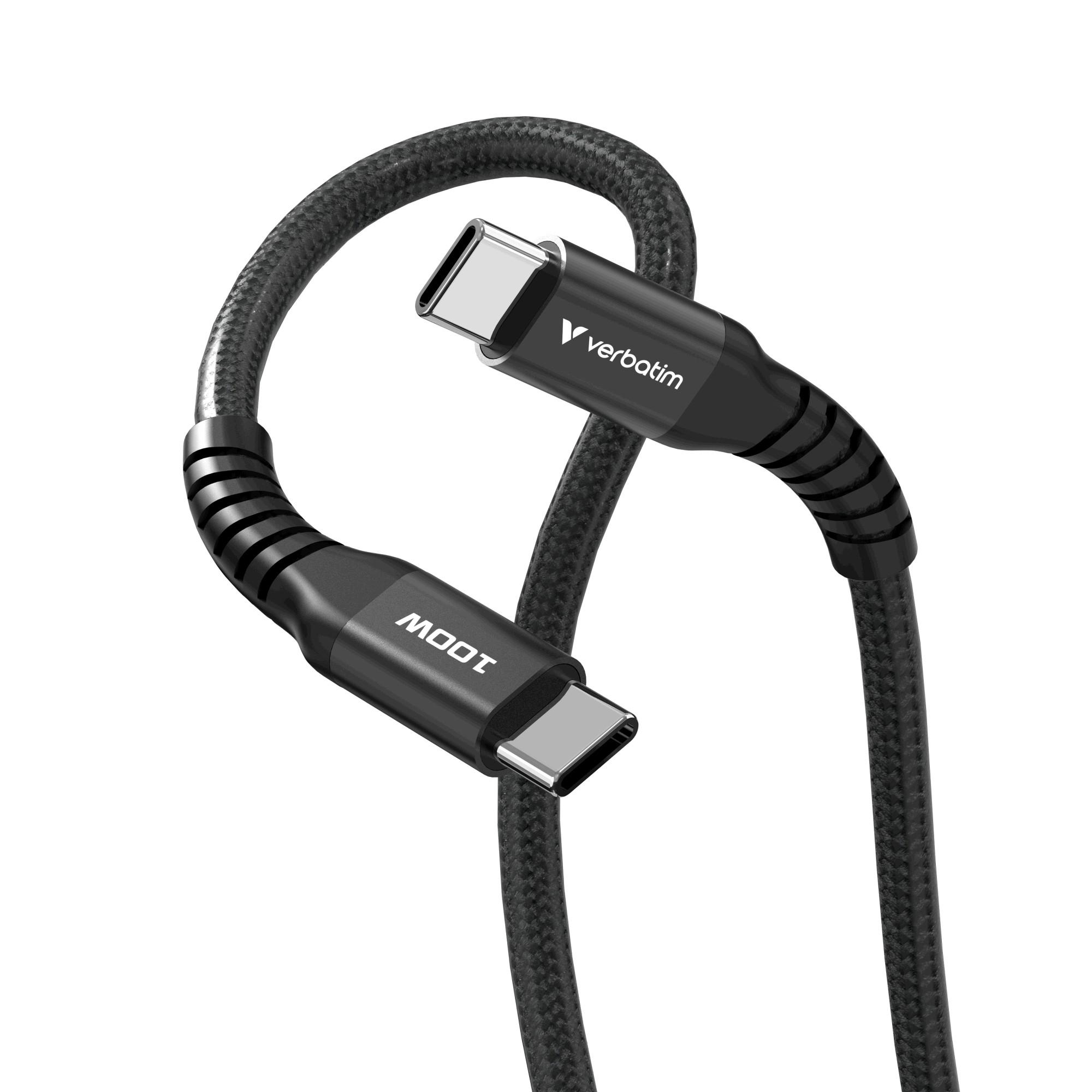 Verbatim Sync & Charge Magnetische Kabel, USB-C, 100W, 1,2m, Zwart