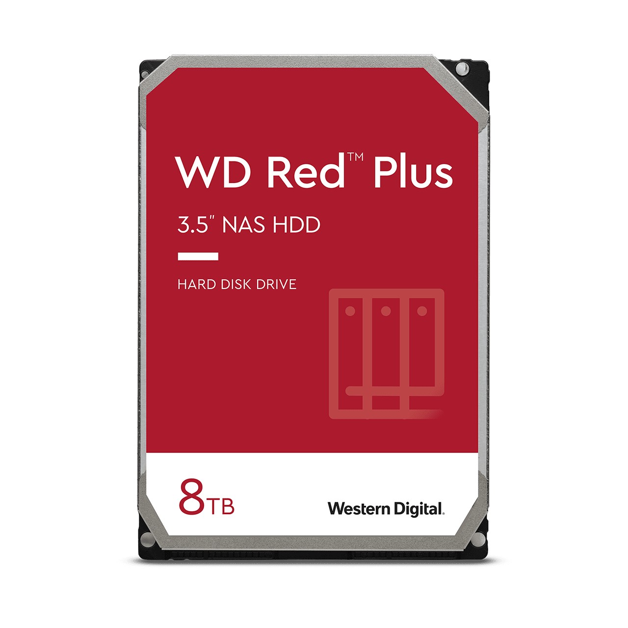 WD 3.5" HDD Red Plus WD80EFPX, 8TB, SATA600, 256MB