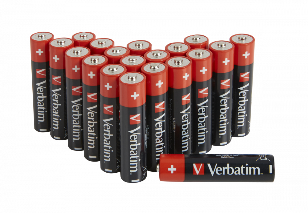 Verbatim batterijen Alkaline AAA 20 pack