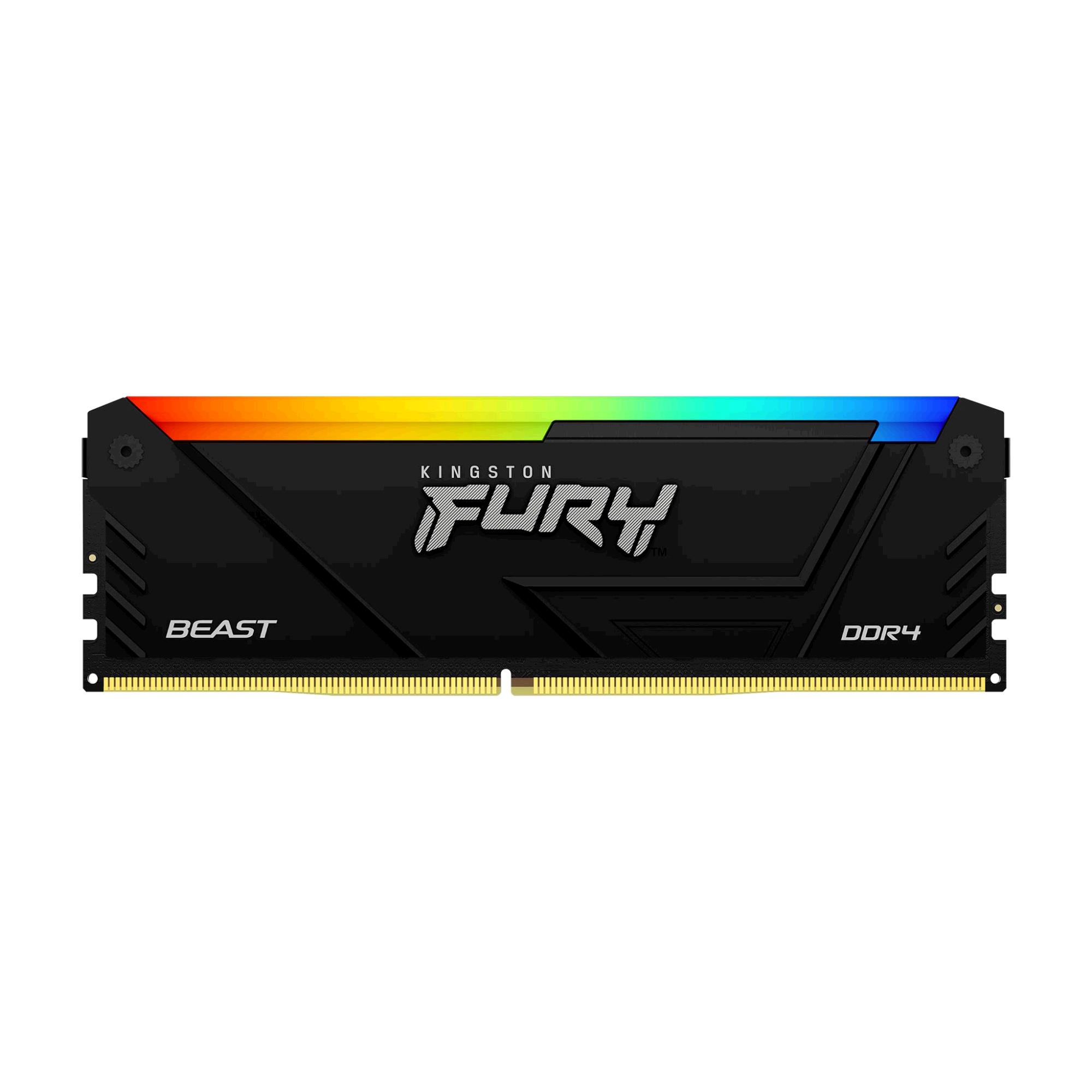 Kingston 32GB Kit DDR4 Fury Beast RGB, XMP