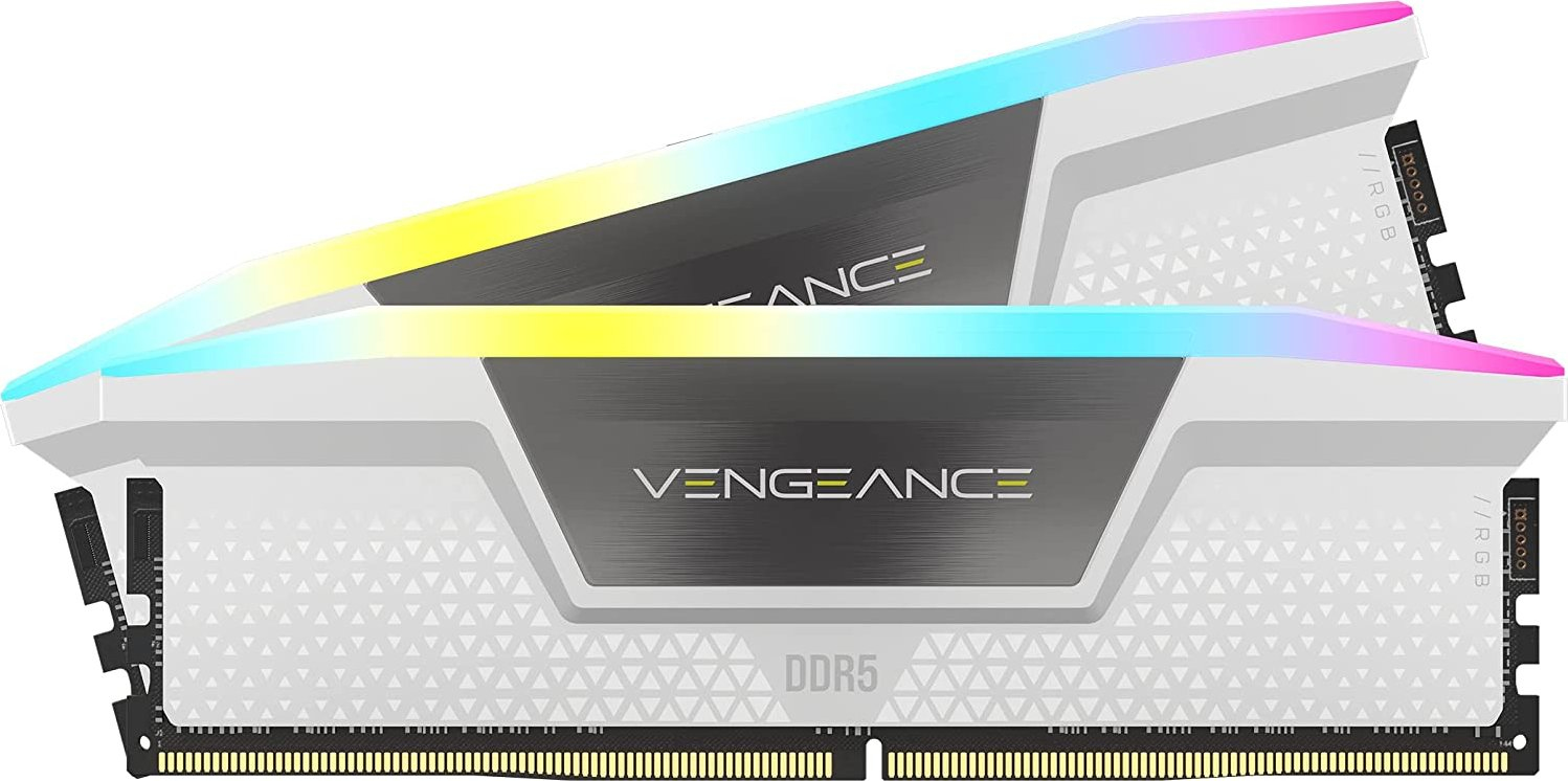 Corsair 32GB DDR5 5200MHz DIMM (kit van 2) Vengeance Wit RGB