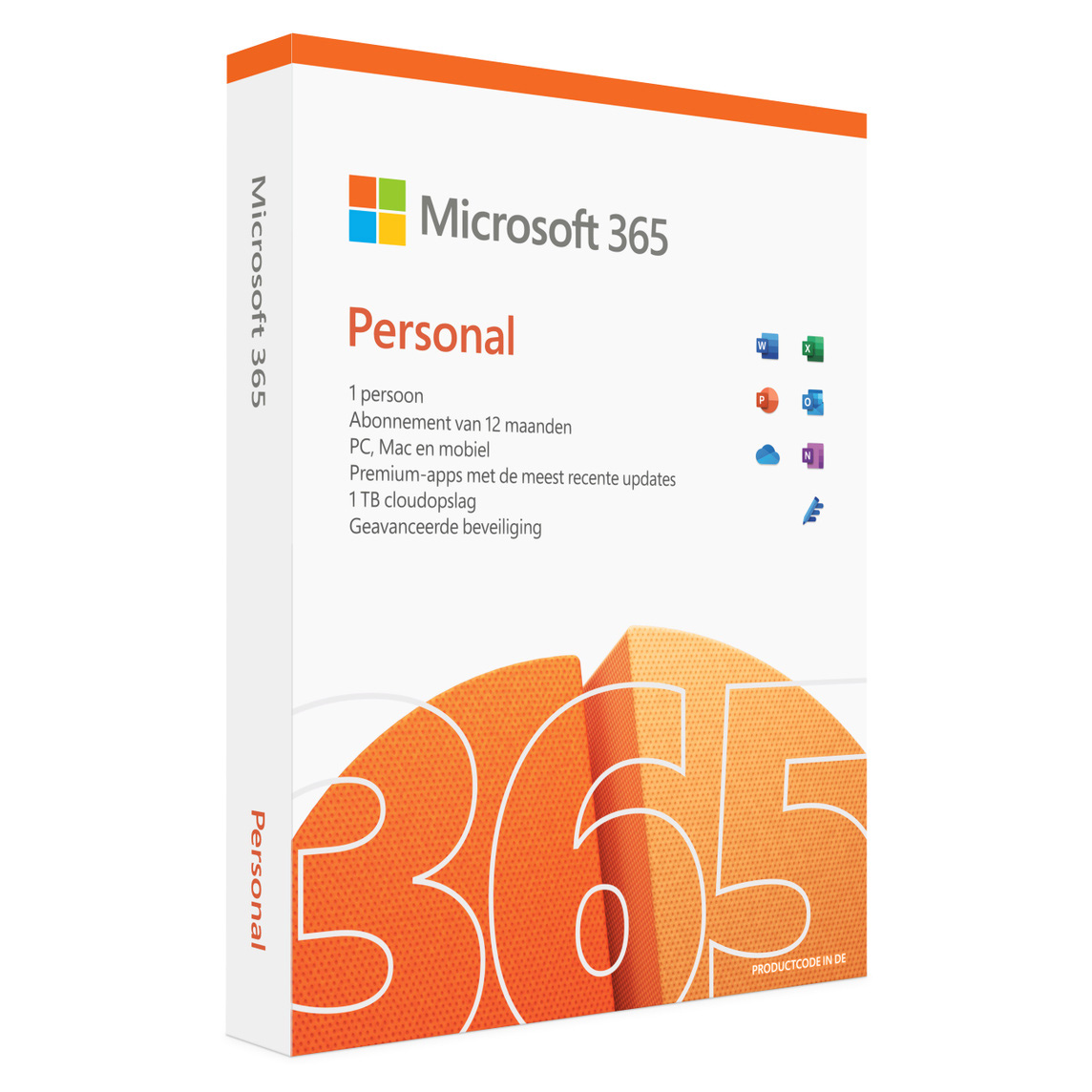 Microsoft Office 365 Personal NL, 1jaar