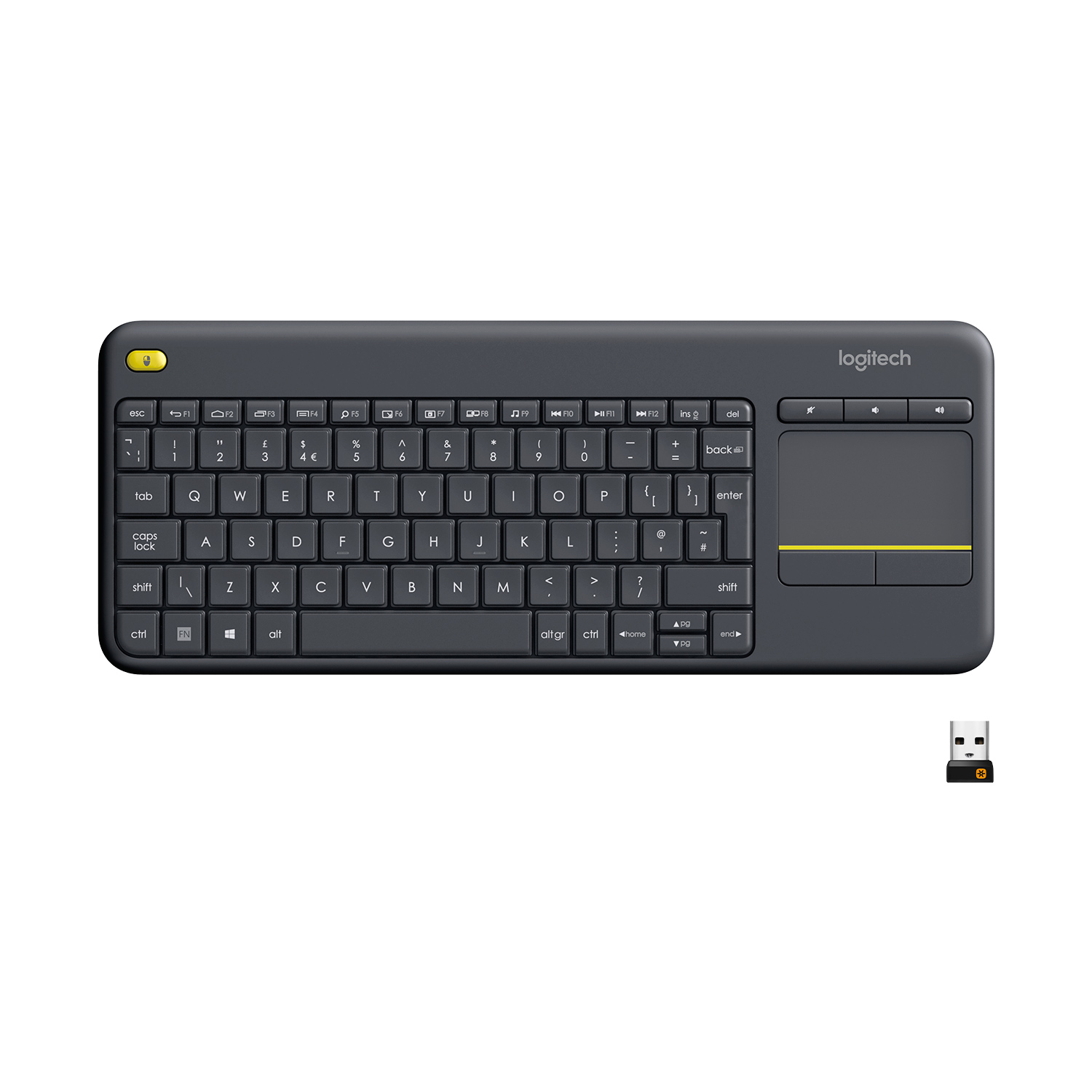 Logitech K400 + Touchpad