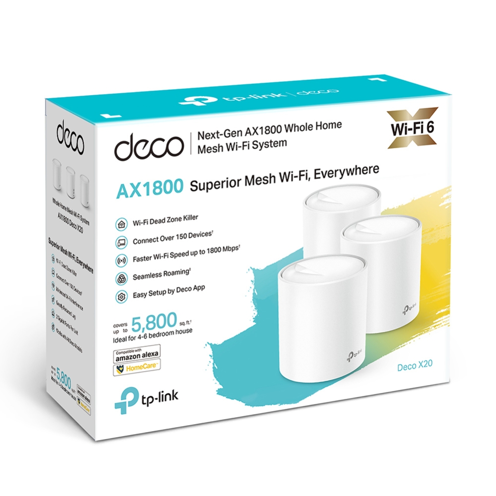 TP-Link Deco X20, 3-Pack