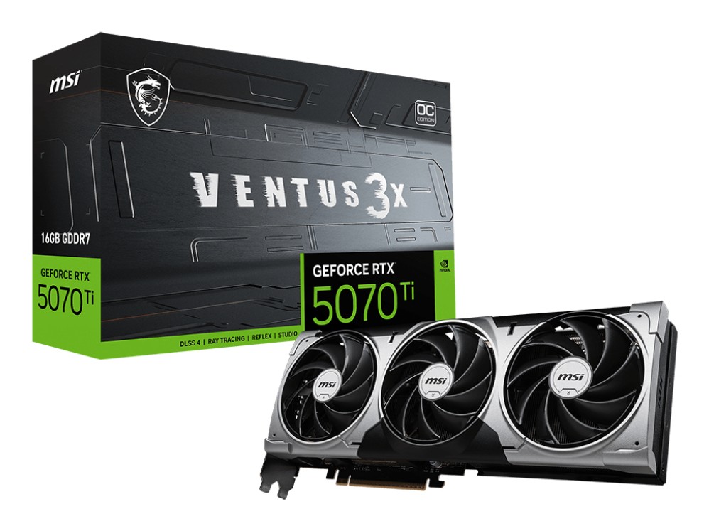 MSI RTX 5070Ti VENTUS 3X OC 16GB