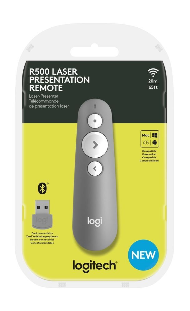 Logitech Presenter R500s Grey