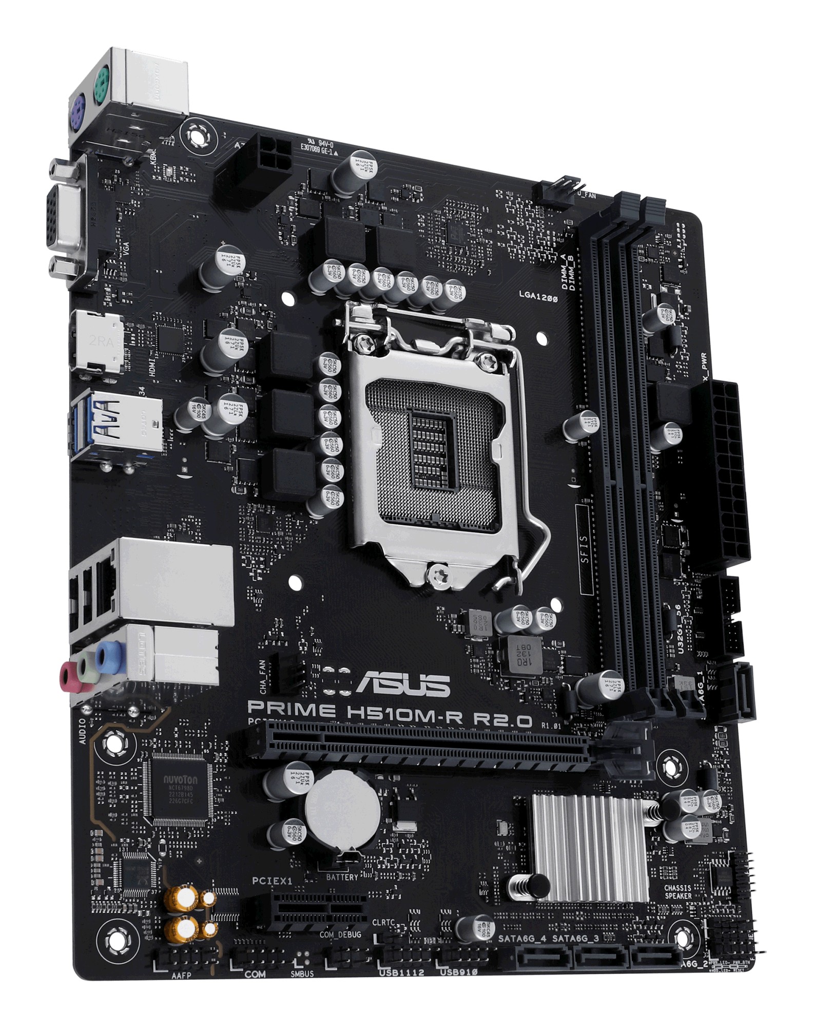 ASUS MB PRIME H510M-R R2.0-SI, mATX, LGA1200, DDR4, SATA
