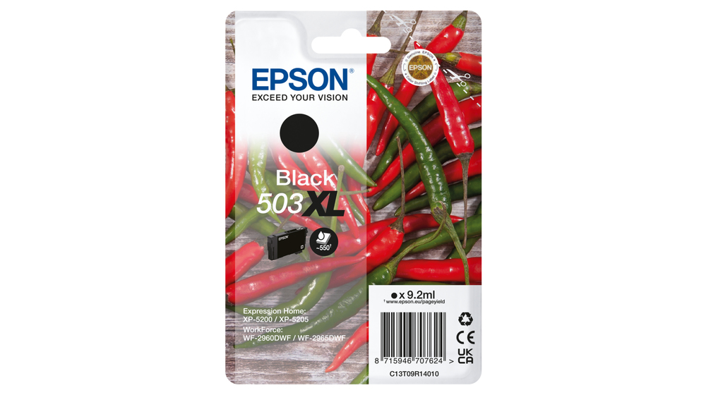 Epson 503XL Pepers Zwart