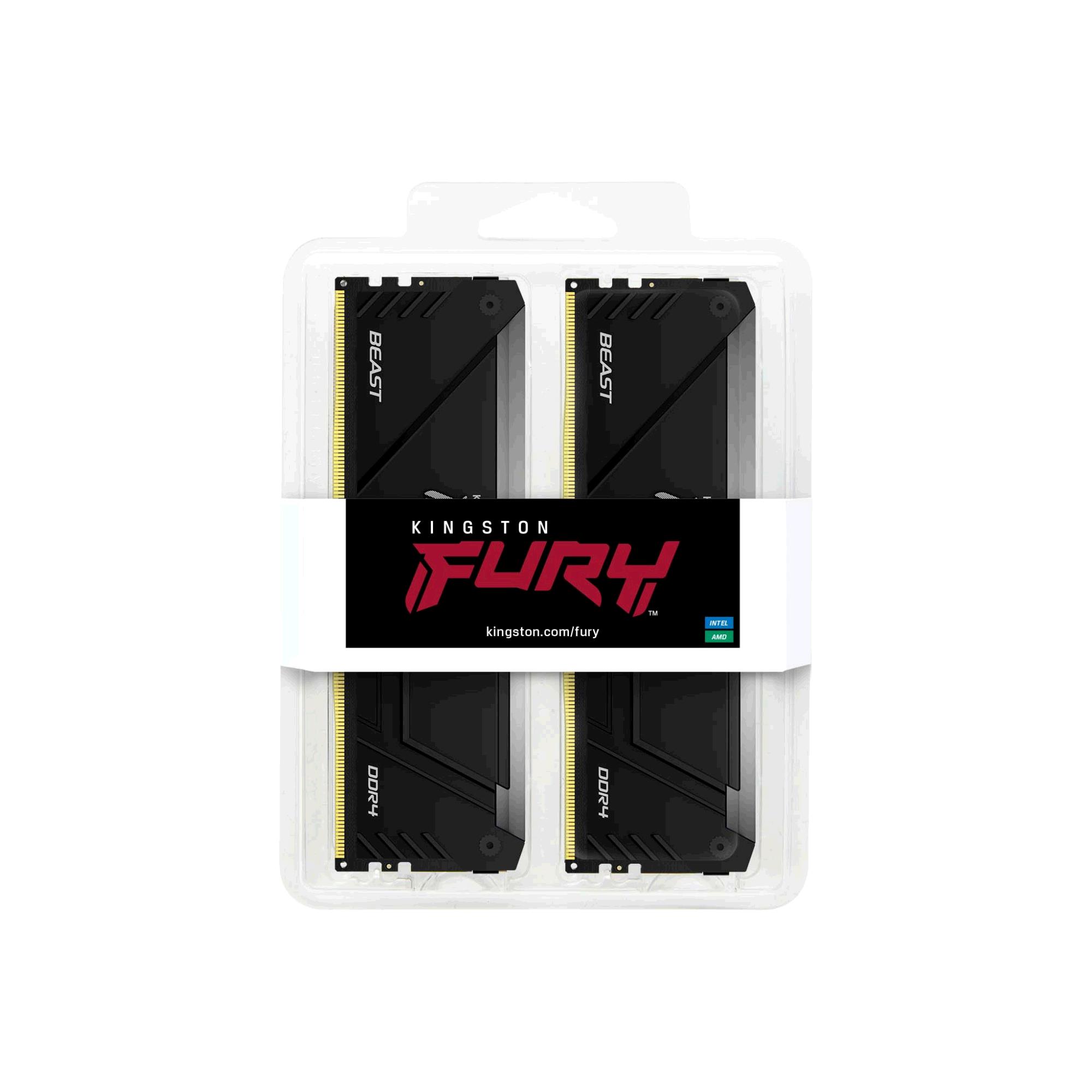 Kingston 16GB DDR4 FURY Beast RGB XMP
