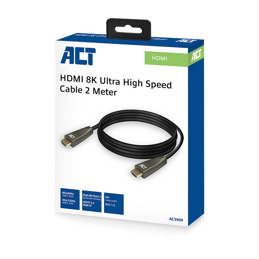 ACT HDMI 8K, Ultra Highspeed, 2m, Box
