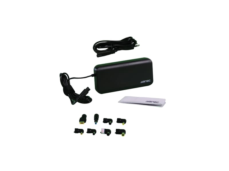 Yanec Universele Laptop AC Adapter 90W met 8 tips, YUA008