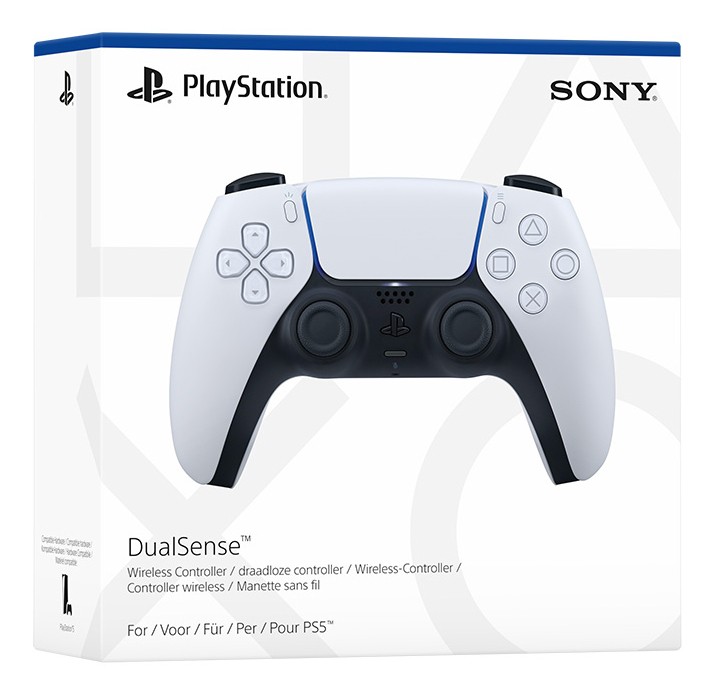 Sony PlayStation 5 DualSense Controller, Wit