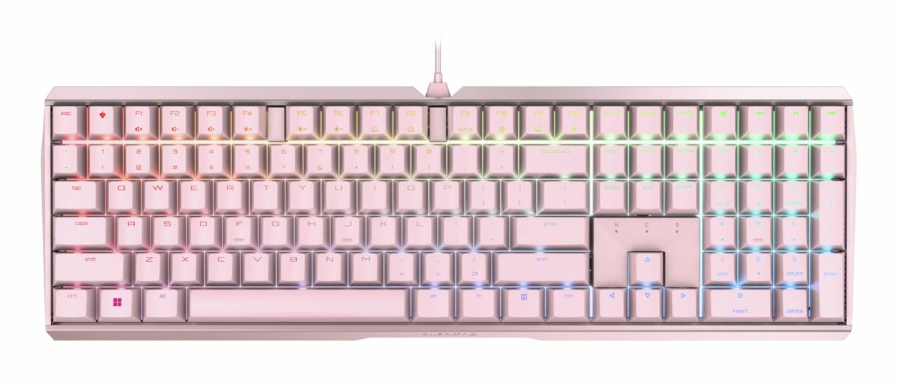 Cherry MX Board 3.0S MX Blue, Roze