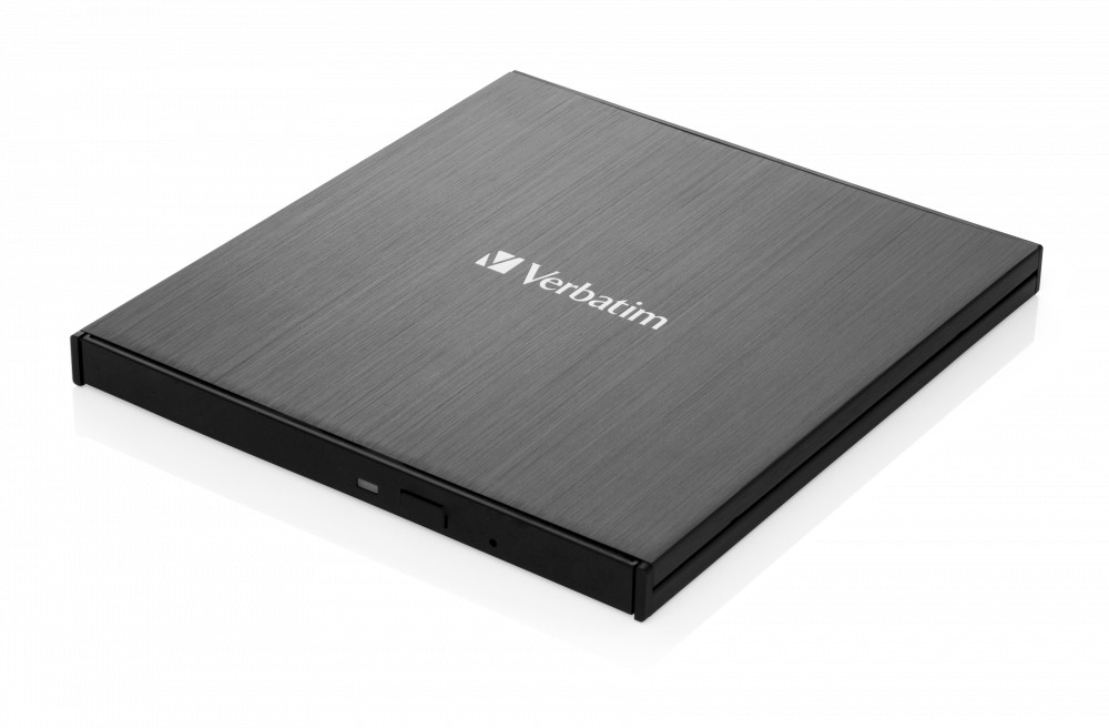 Verbatim Slimline Externe Blu-Ray Brander, USB-C 3.1, Zwart
