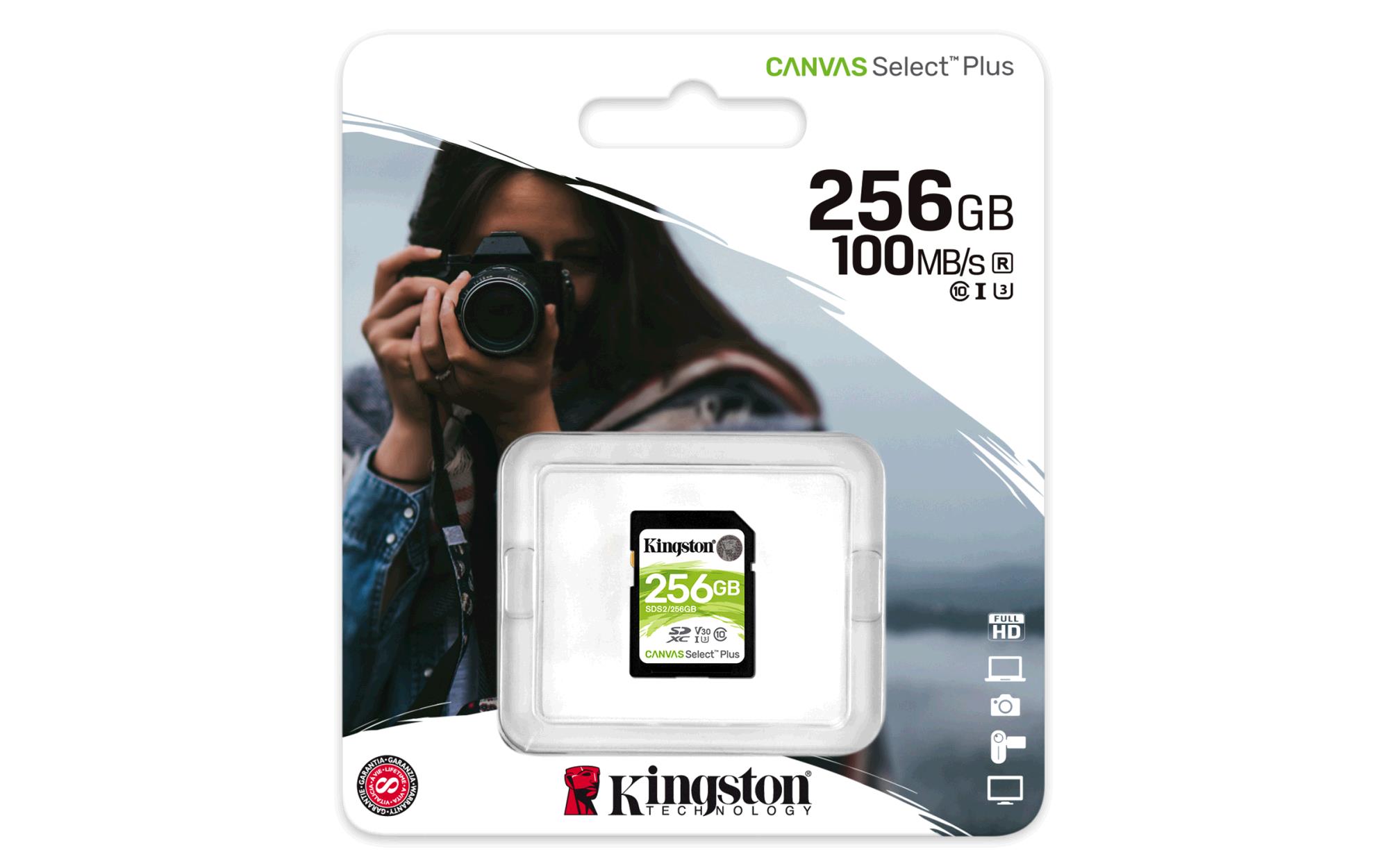 Kingston Canvas Select Plus 256GB SDXC