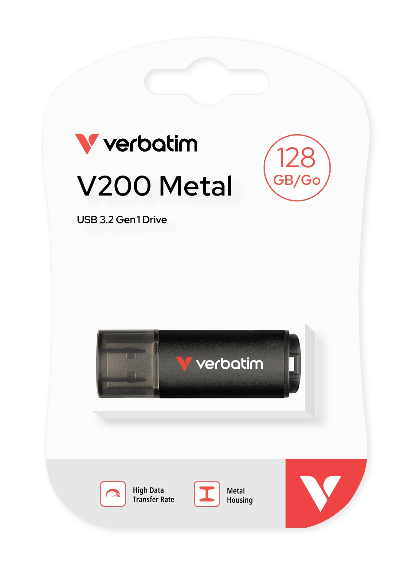 Verbatim USB-Stick V200, 128GB