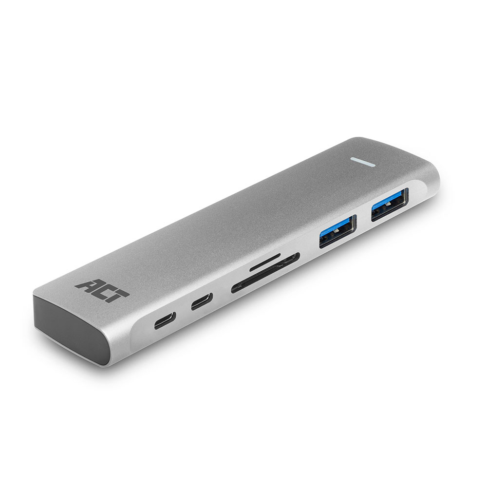 ACT USB-C 4K Thunderbolt 3 naar HDMI female multiport adapter, AC7025