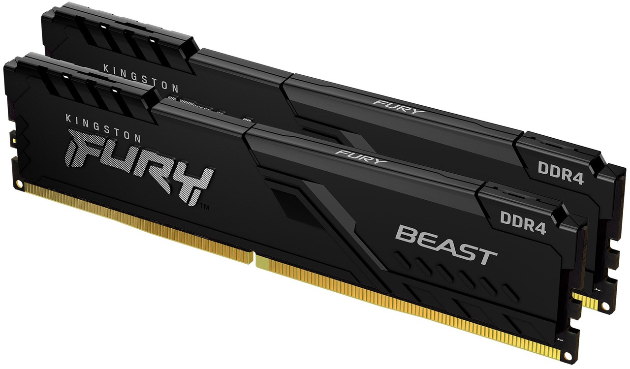 Kingston 16GB Kit DDR4 FURY Beast Black XMP 2.0