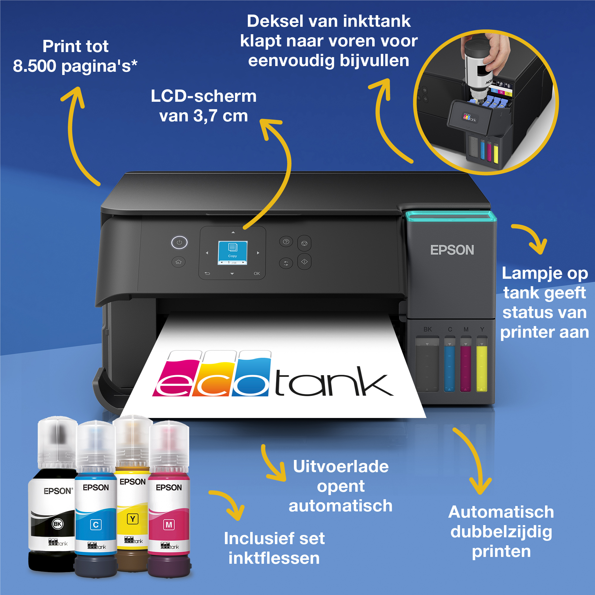 Epson EcoTank ET-2950 All-in-One-printer - WiFi