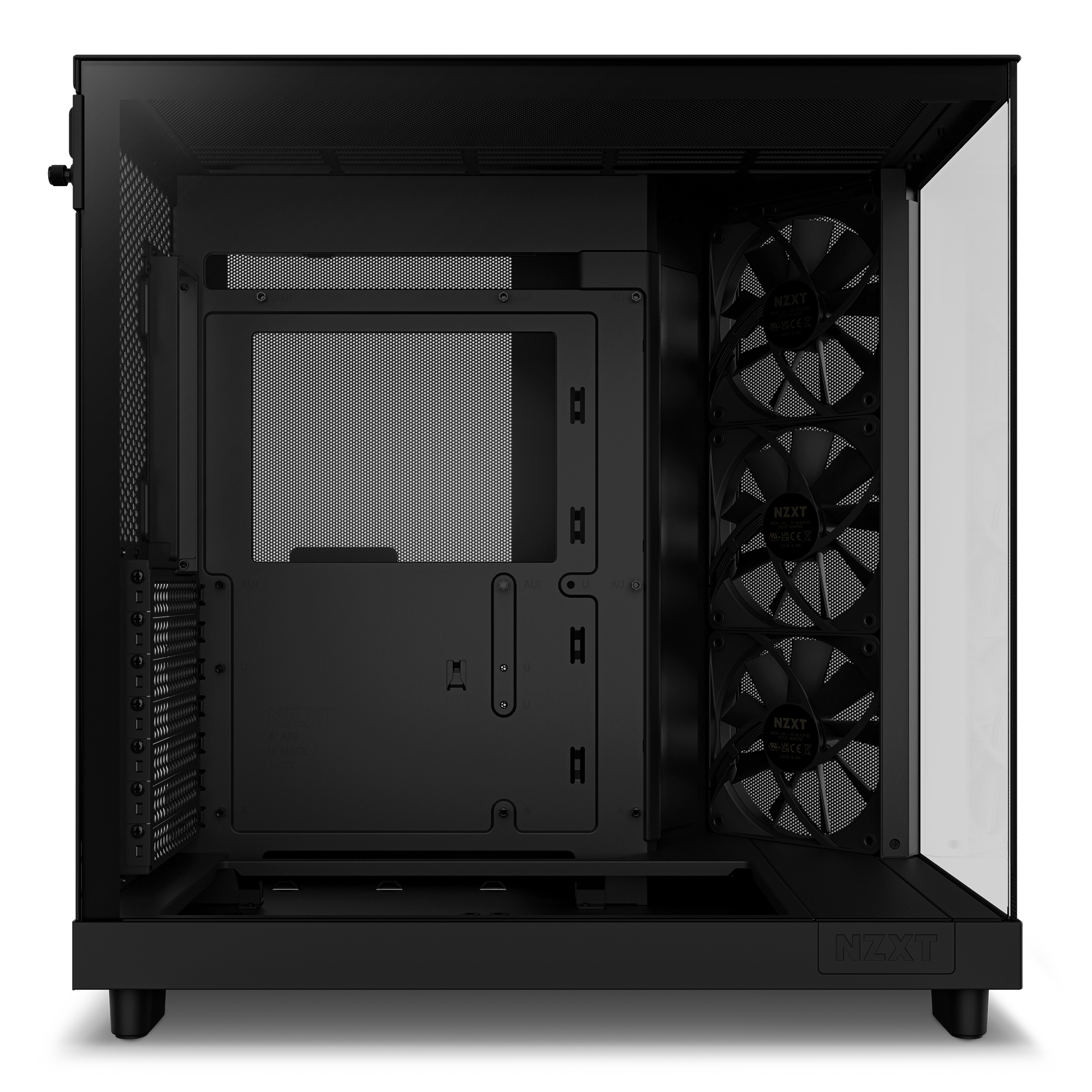 NZXT H6 Flow Zwart