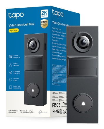 TP-Link Tapo D205 deurbel - intercomsysteem - 3 MP