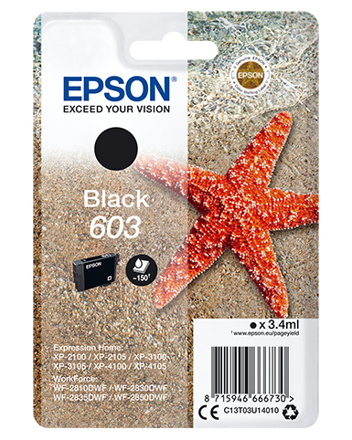 Epson 603 Zeester Zwart