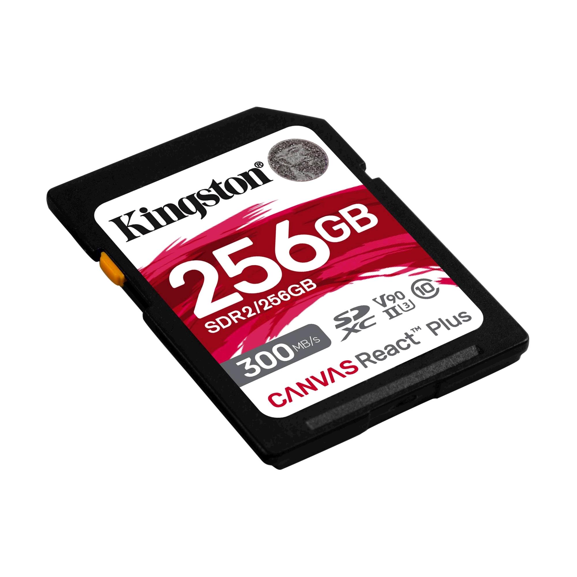 Kingston Flash Canvas REACT Plus 256GB SDXC