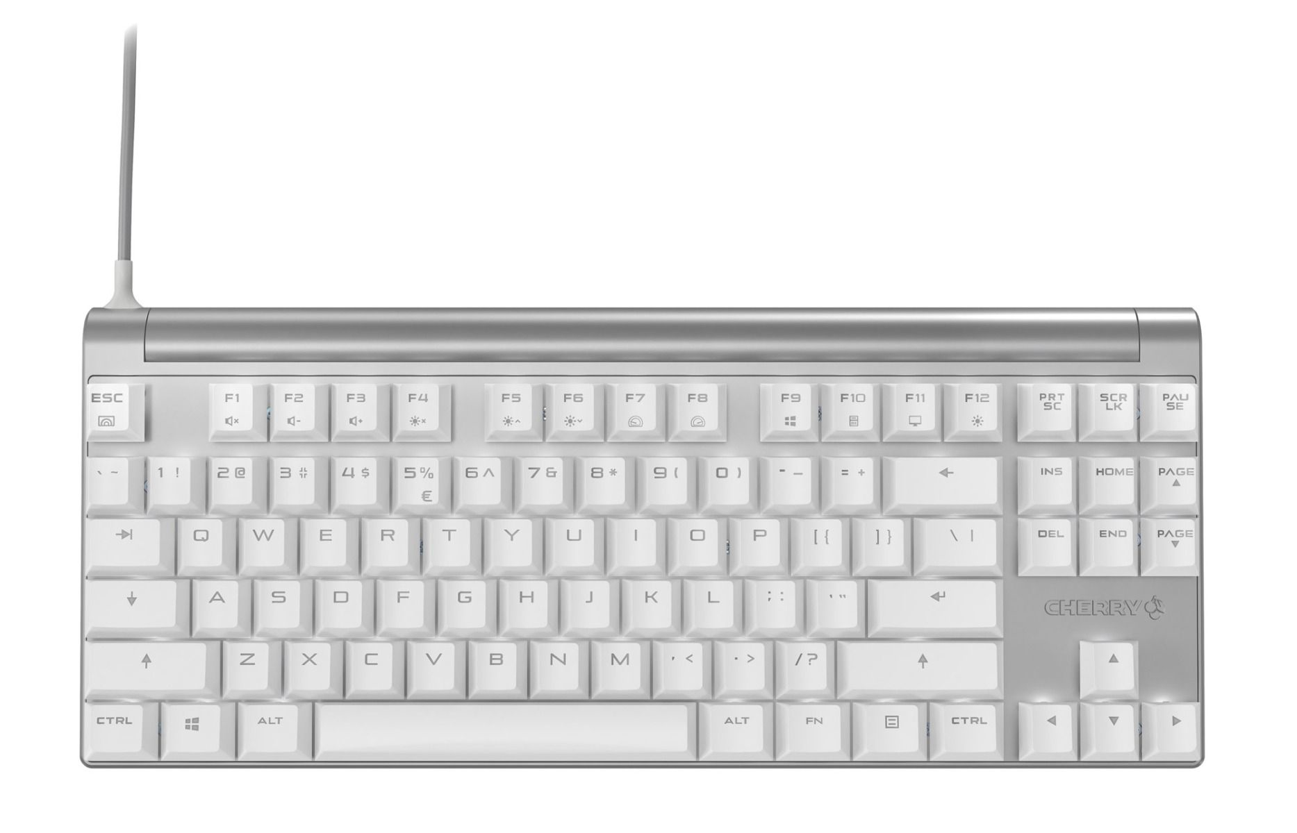 CHERRY Toetsenbord MX Board 8.0 TKL, MX Red, Wit