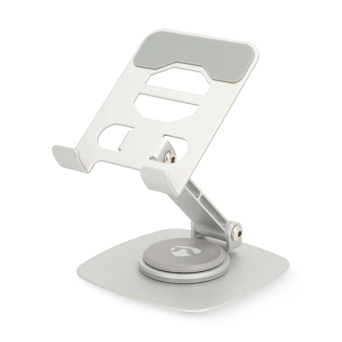 Nedis Smartphonestandaard, Draai- Kantelbaar, Zilver
