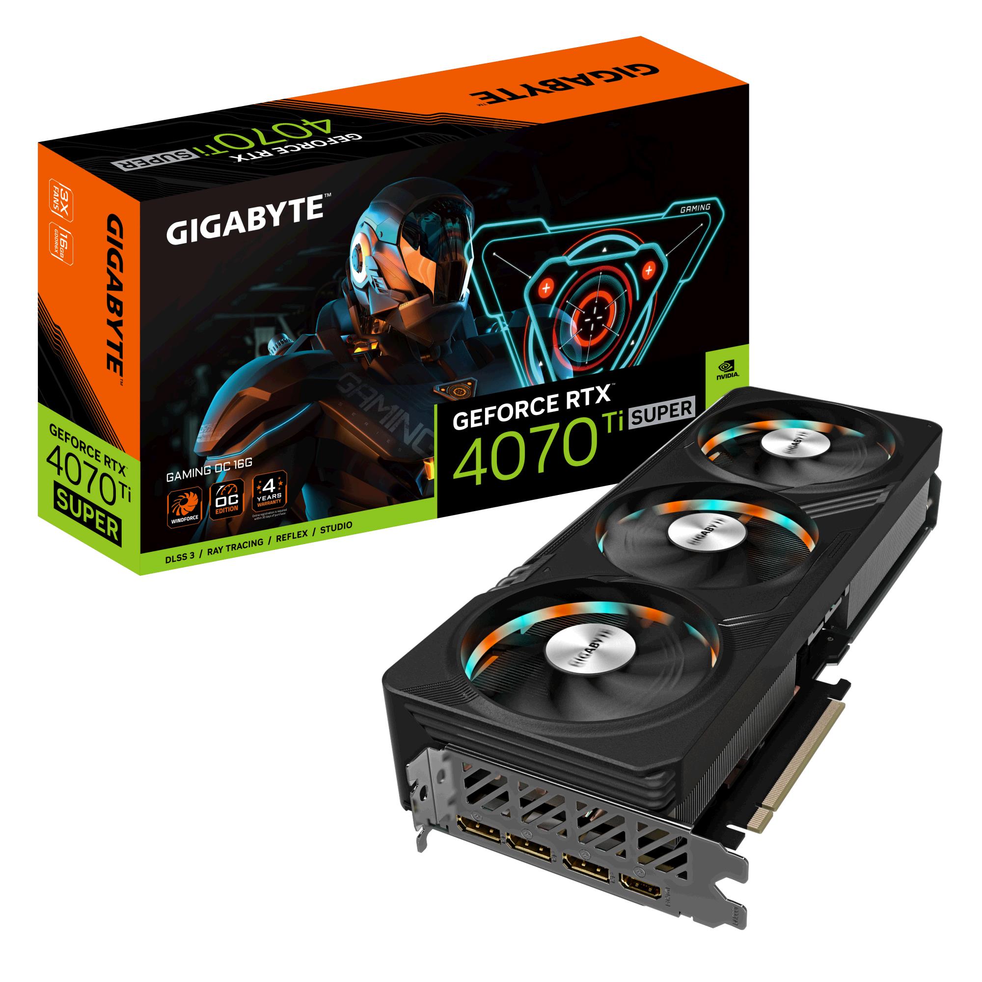 Gigabyte GeForce RTX 4070Ti SUPER Gaming OC