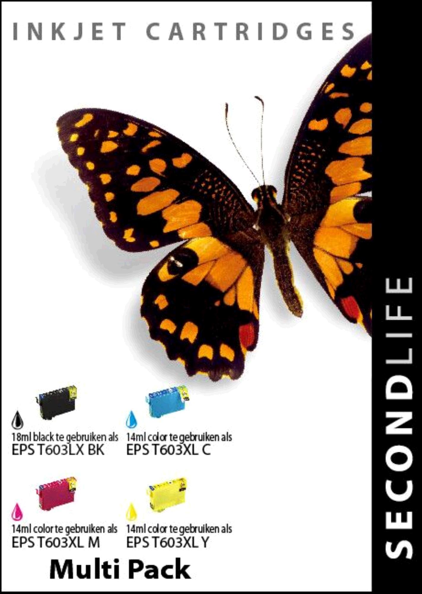 SecondLife inkt voor: Epson 603XL Multipack
