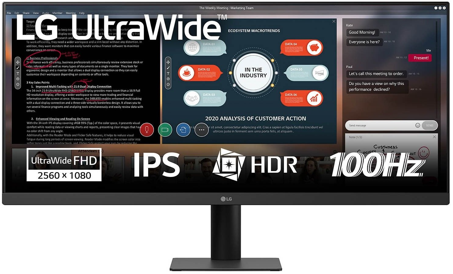 LG UltraWide 29U511A-B