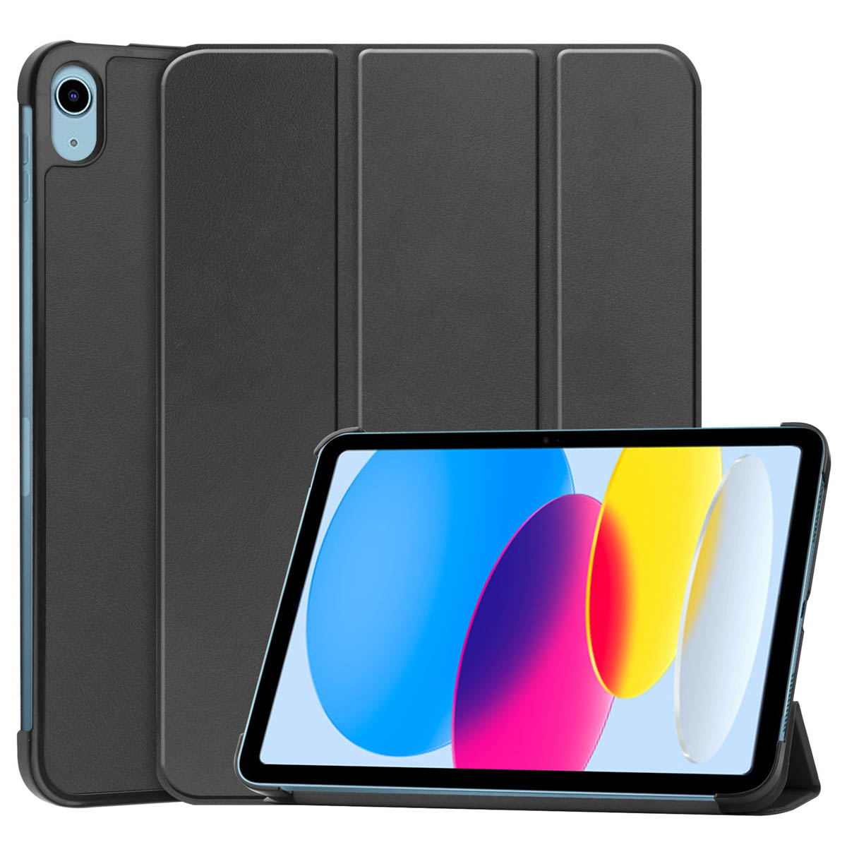 Accezz Tri-Fold Case Cover voor iPad 10.9 inch - Zwart