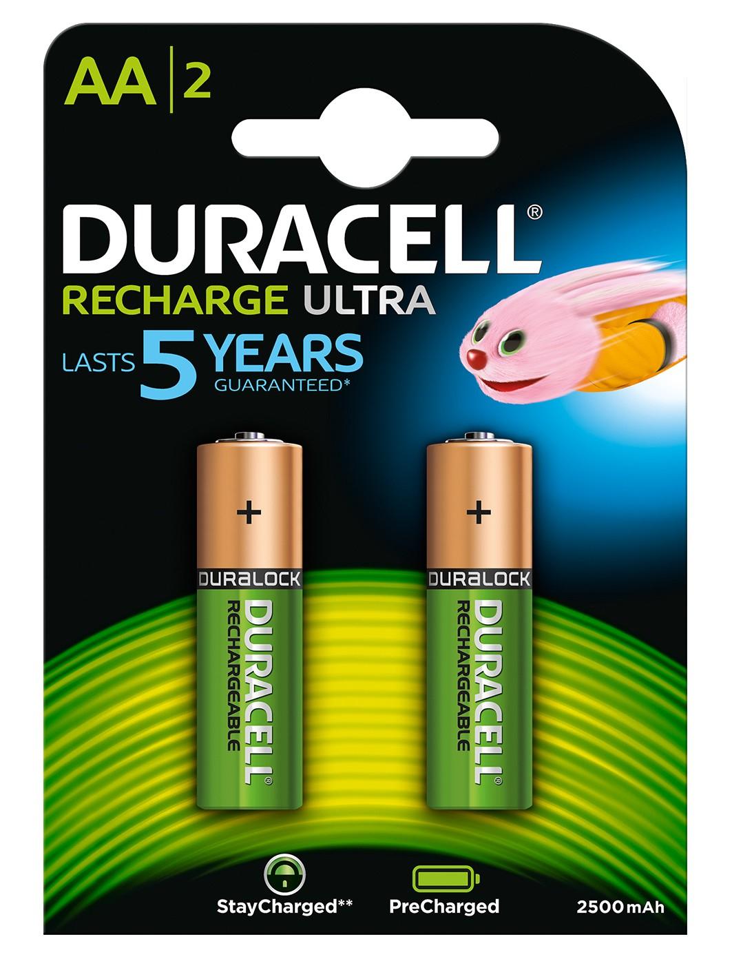 Duracell Recharge Ultra AA | 2 stuks