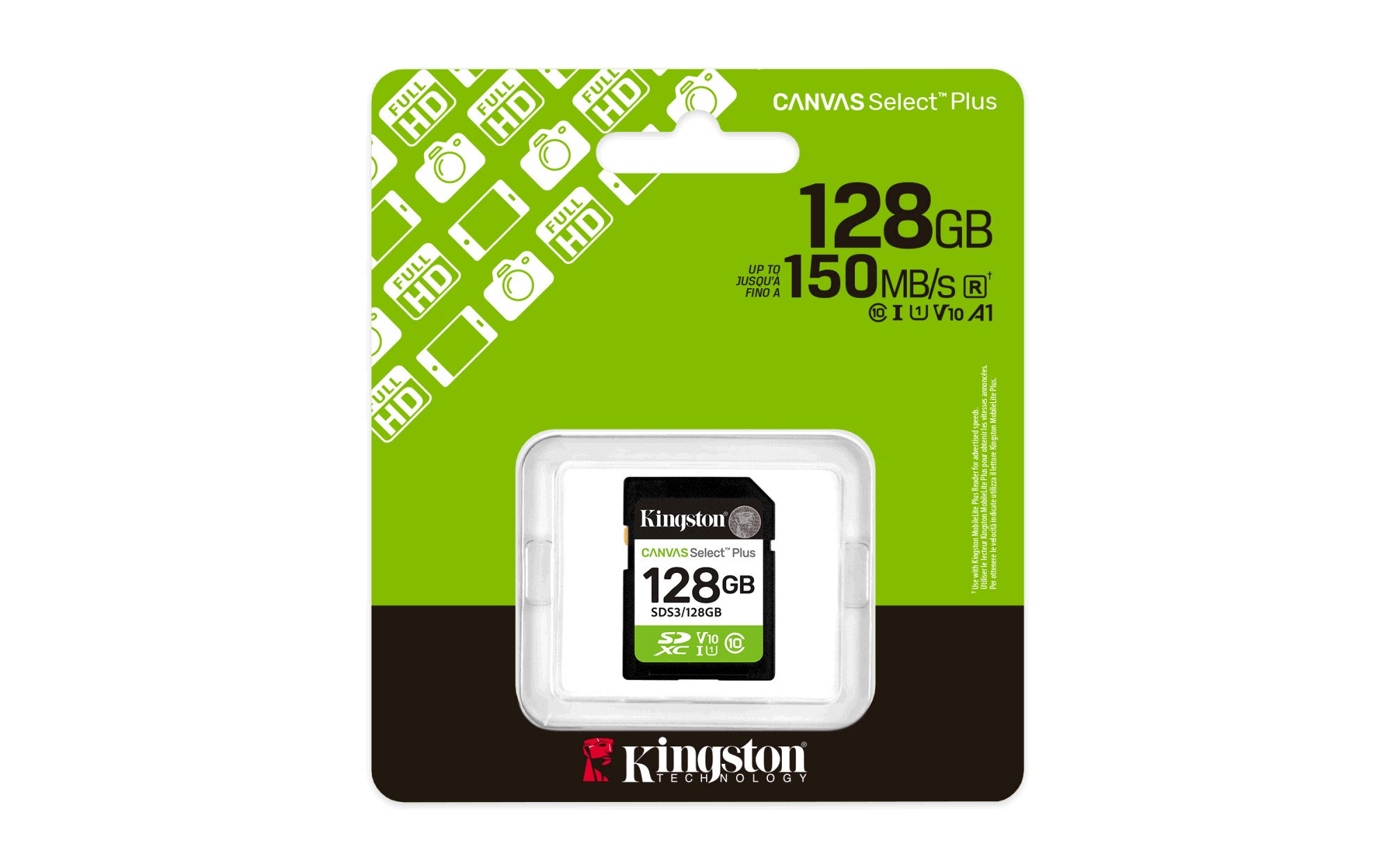 Kingston Canvas Select Plus 128GB (gen3)