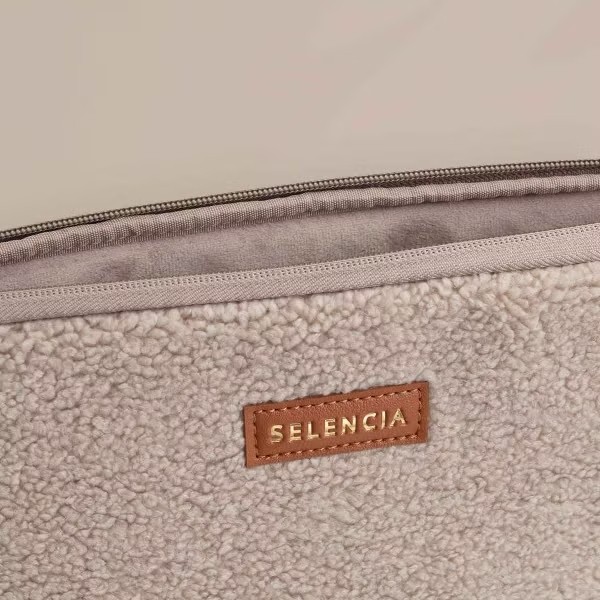 Selencia Sleeve Teddy 15"/16" - Sand