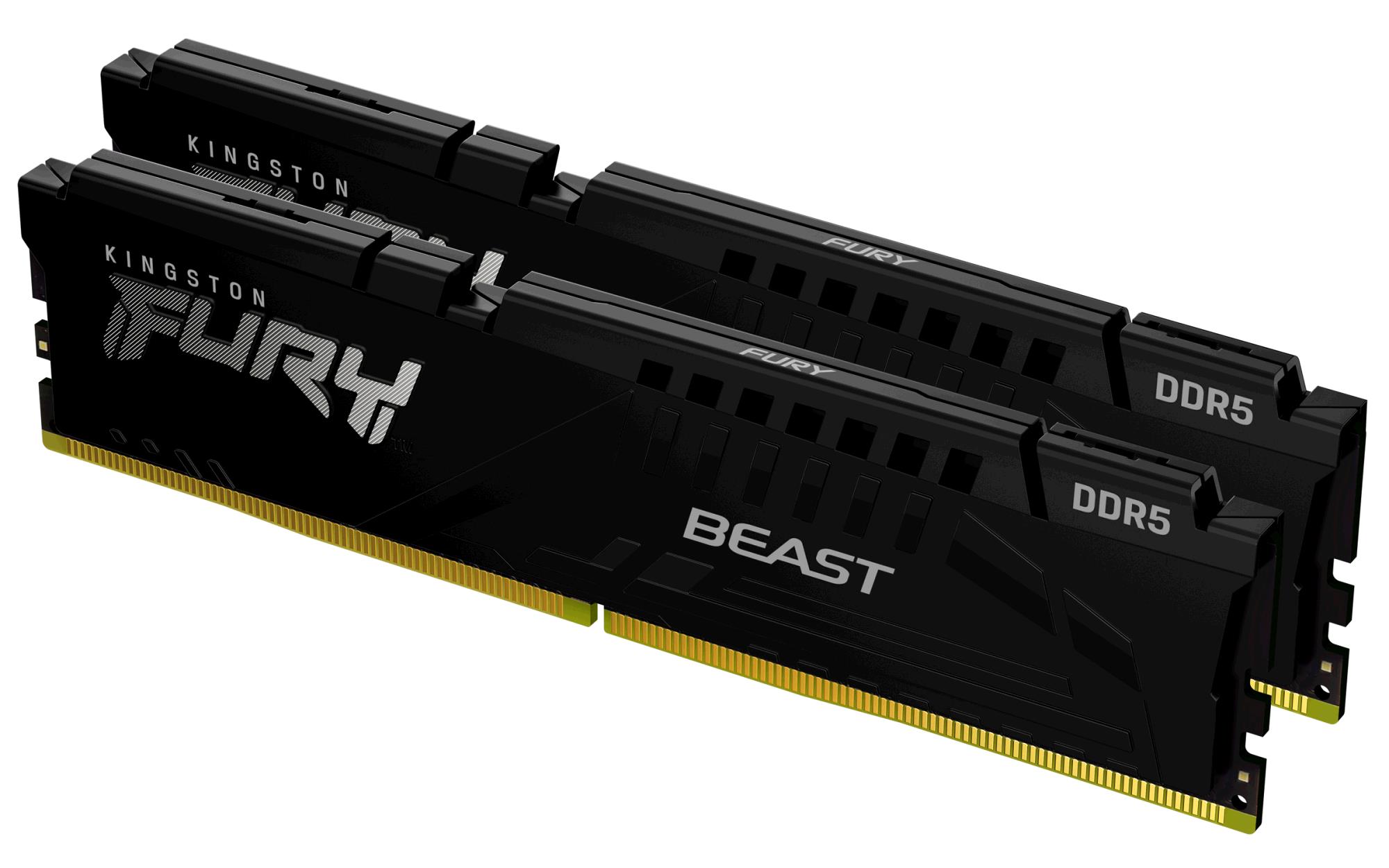 Kingston 32GB Kit van 2 DDR5, FURY Beast Black XMP / EXPO