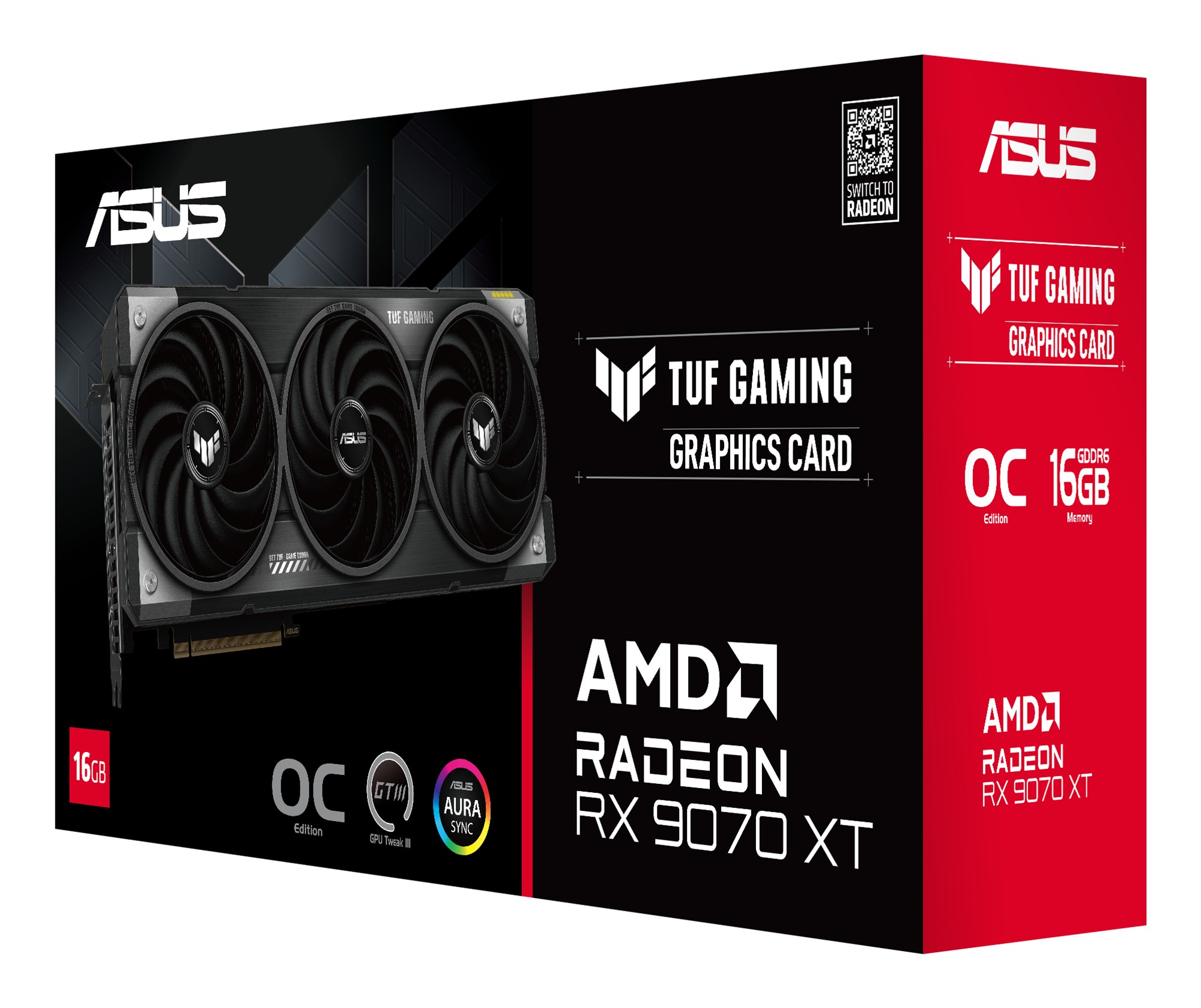 ASUS TUF Gaming Radeon RX 9070 XT OC Edition 16GB GDDR6