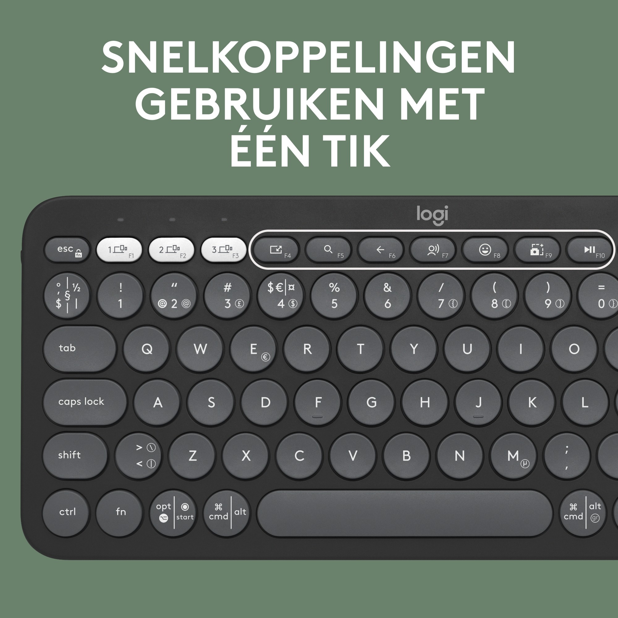 Logitech Pebble Keys 2 K380s Grafiet