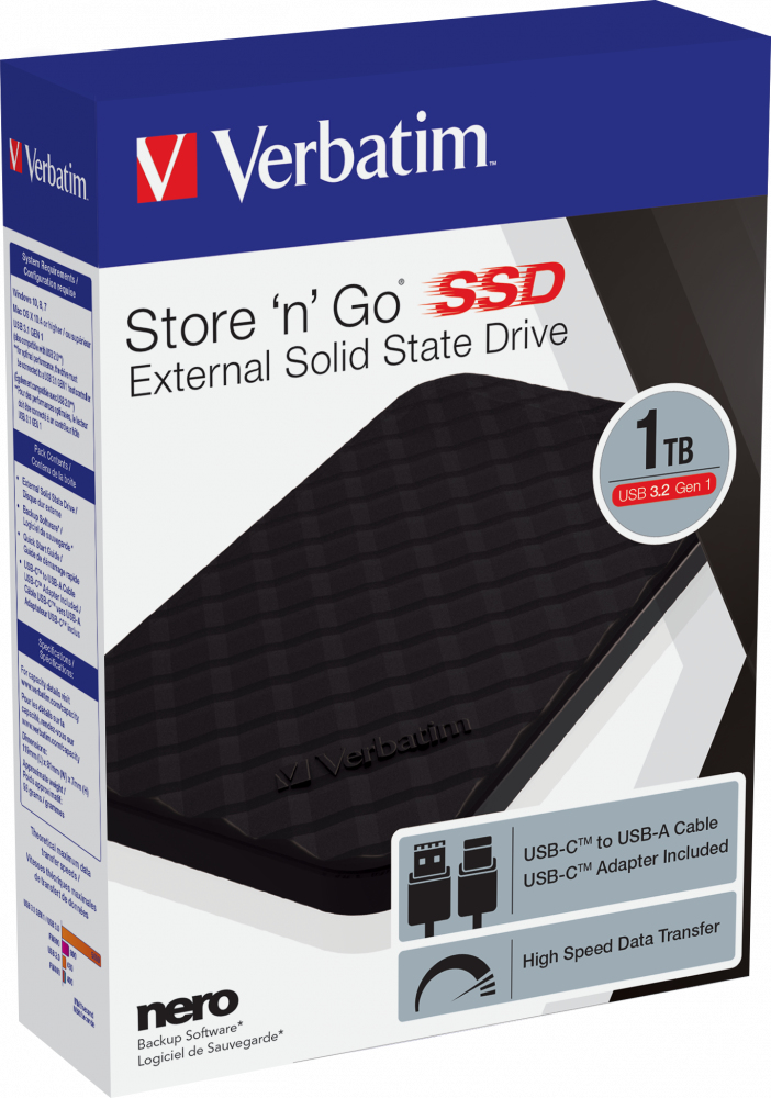 Verbatim Store 'n Go SSD, 1TB