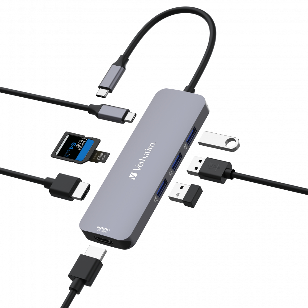 Verbatim USB-C Pro Dual Multiport Hub HDMI 4K